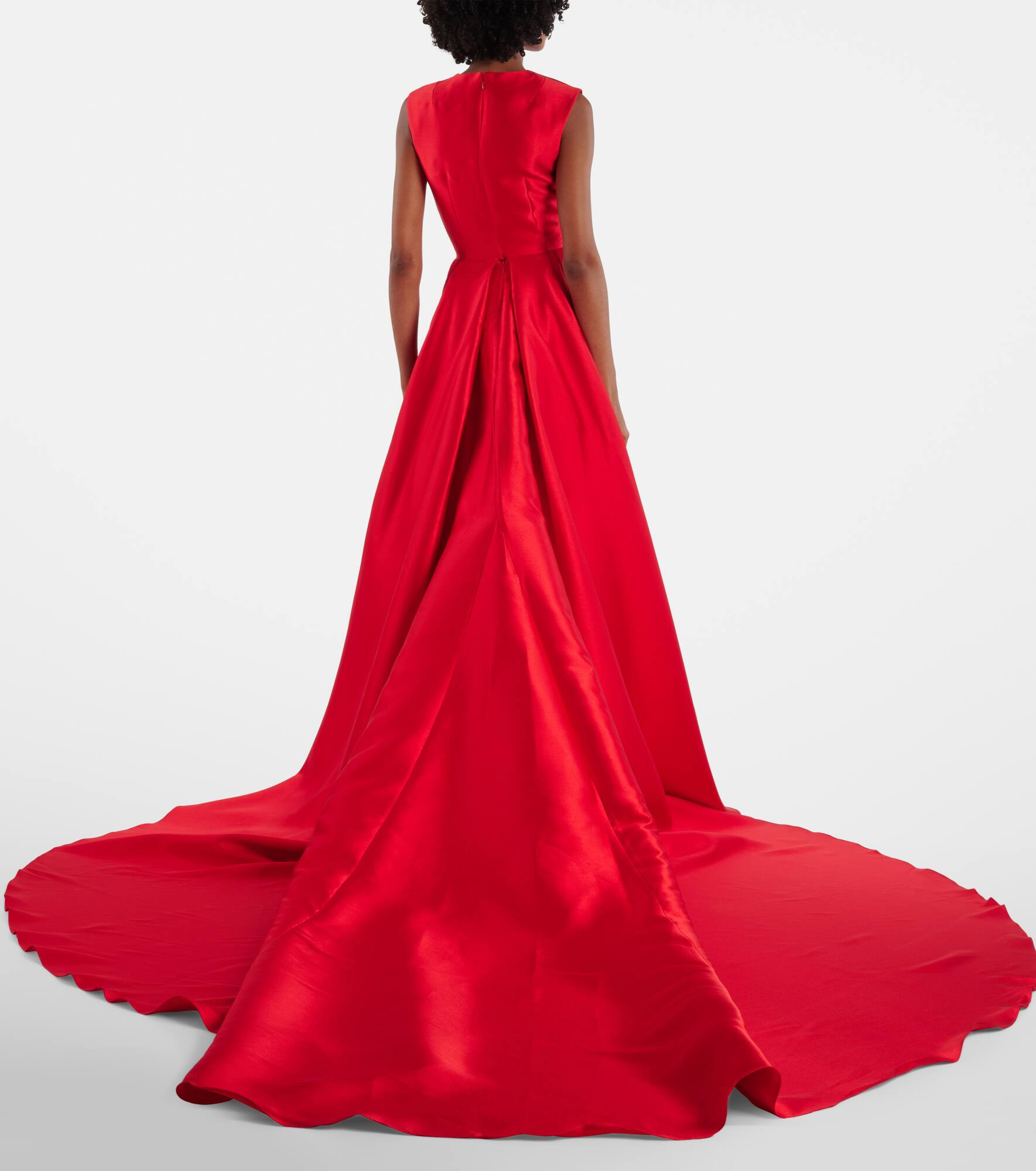 Larsen satin gown - 3
