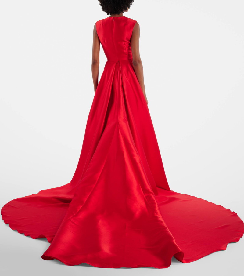 Larsen satin gown 3