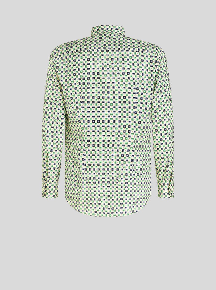 MICRO GEOMETRIC PATTERN SHIRT - 5
