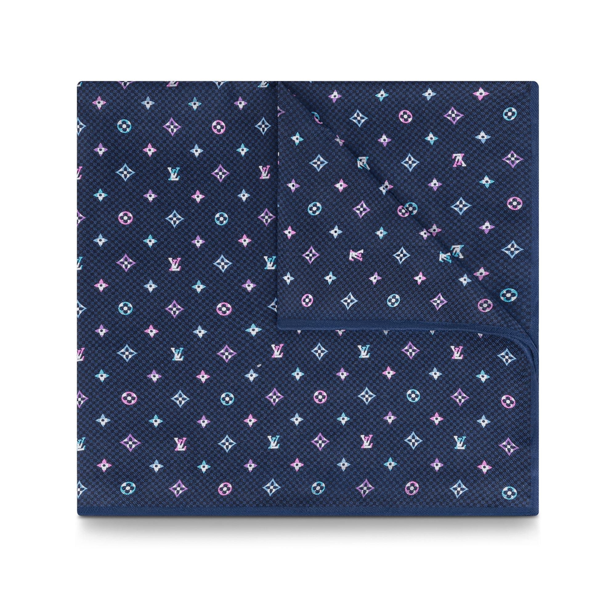 Monogram Halo Pocket Square - 1