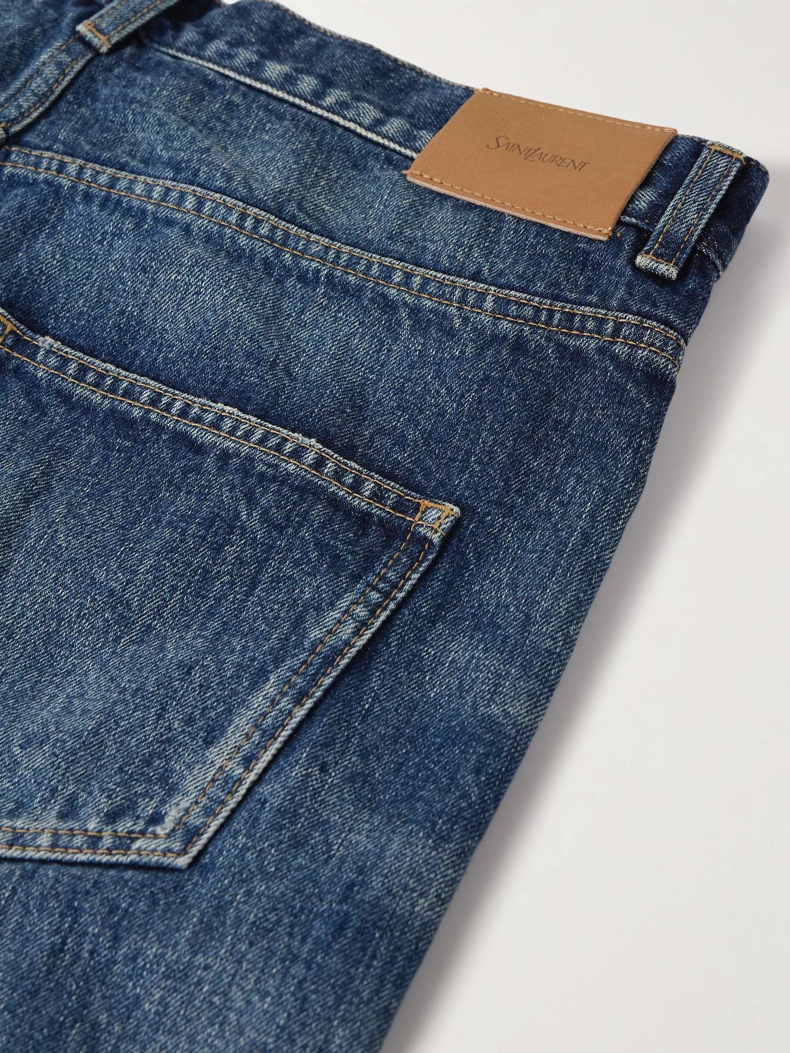 Wide-Leg Distressed Jeans - 5