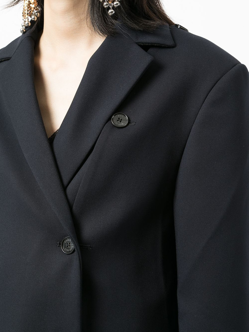 off-centre buttoned blazer 5