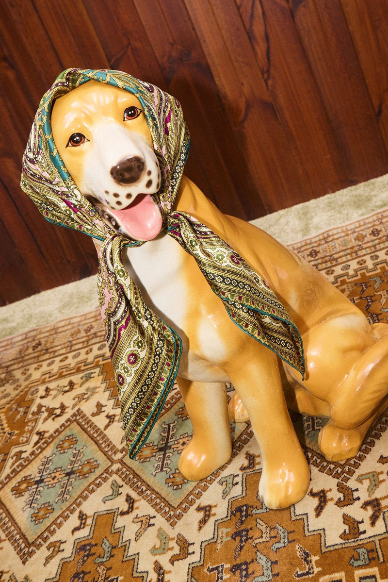 ALÉMAIS Clemenza Silk Scarf outlook