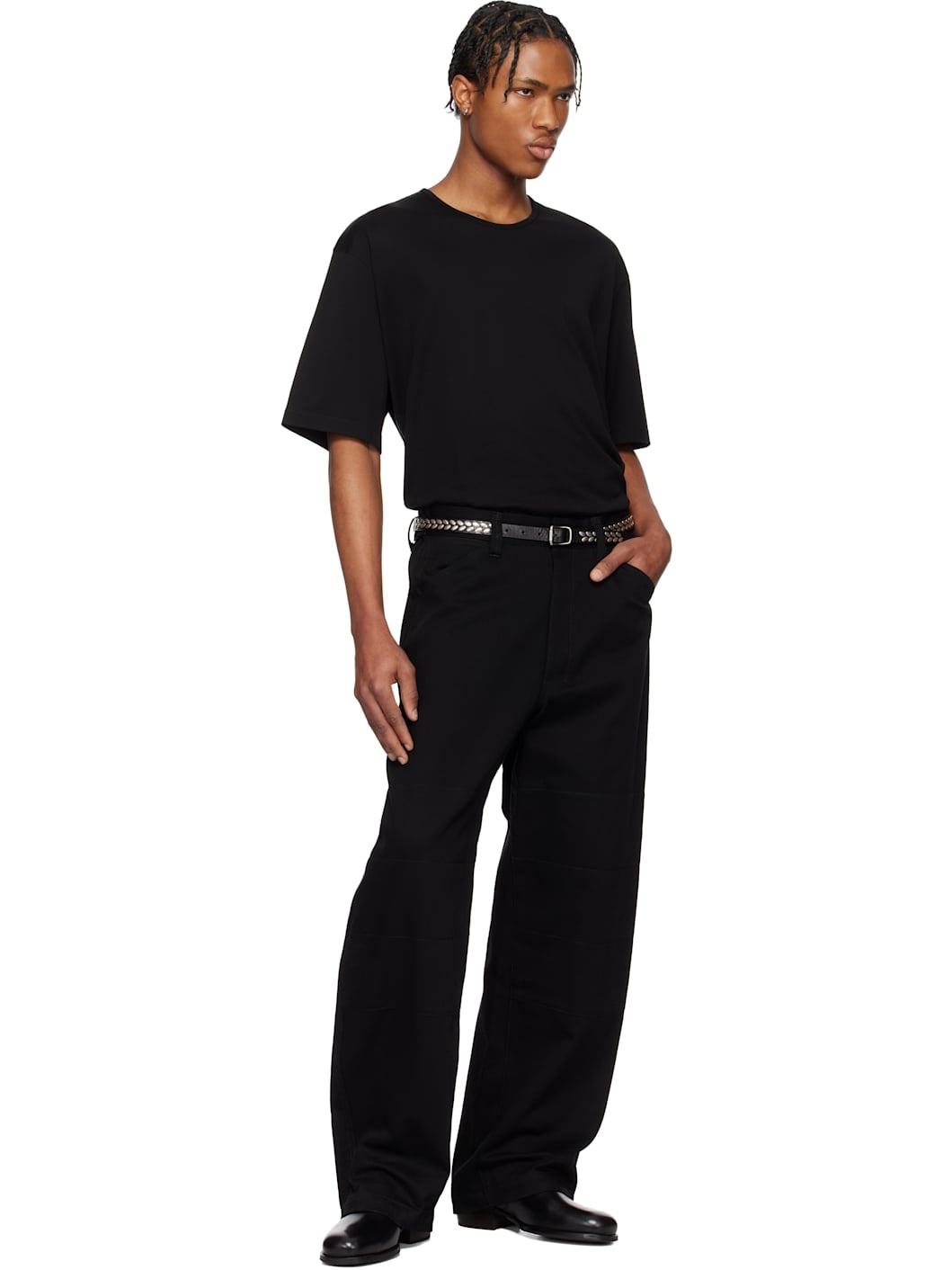 Brown Almond Stud 20 Belt - 3