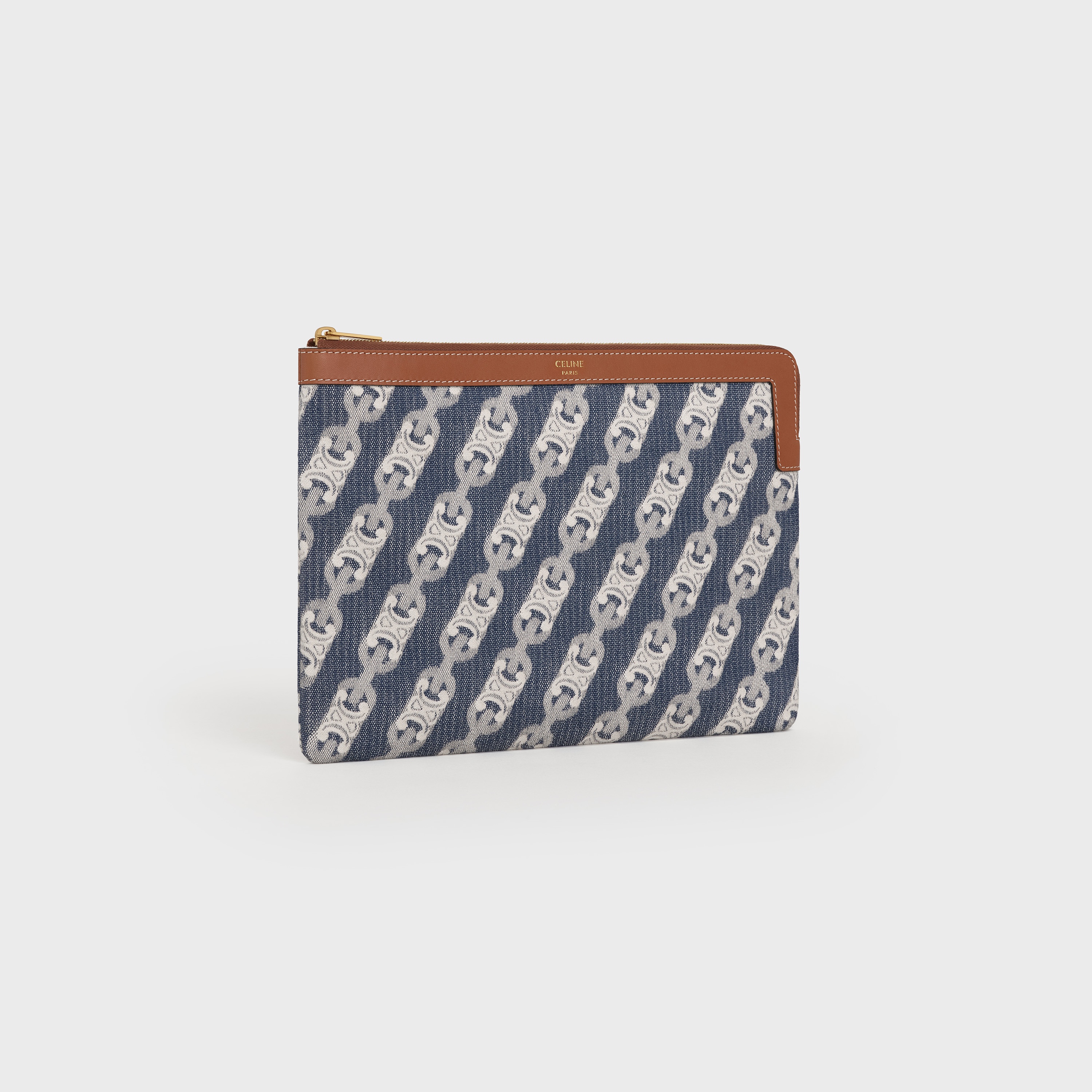 SMALL POUCH  IN  MAILLON TRIOMPHE JACQUARD - 2