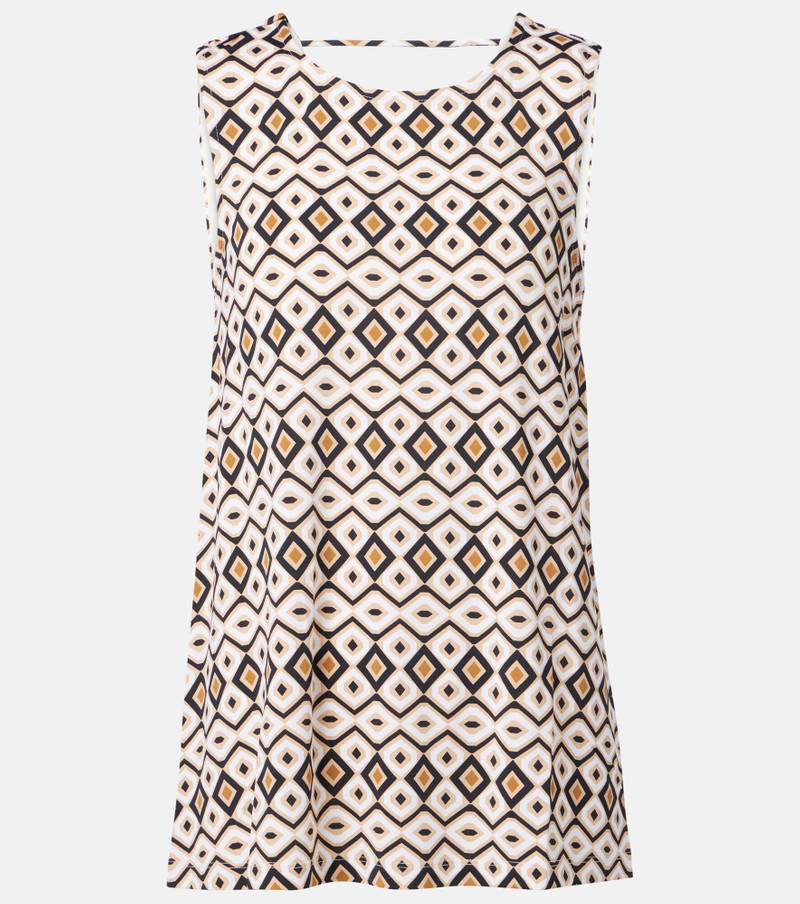 Ersilia printed jersey top - 1