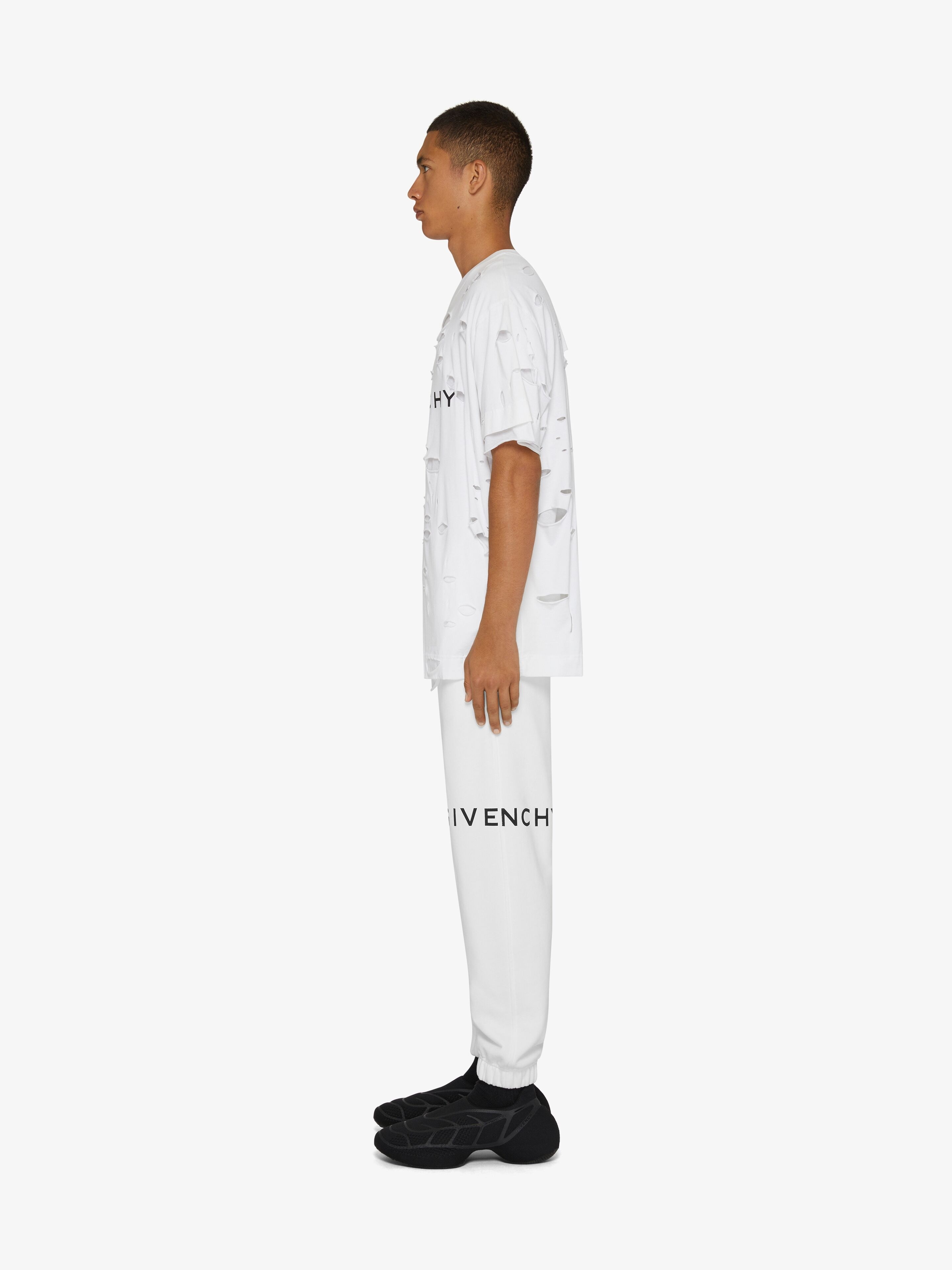 GIVENCHY ARCHETYPE SLIM FIT JOGGER PANTS IN FLEECE - 3