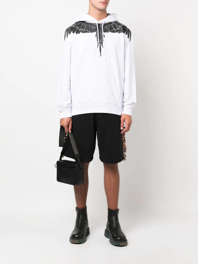 Marcelo Burlon County Of Milan logo-print pullover hoodie outlook