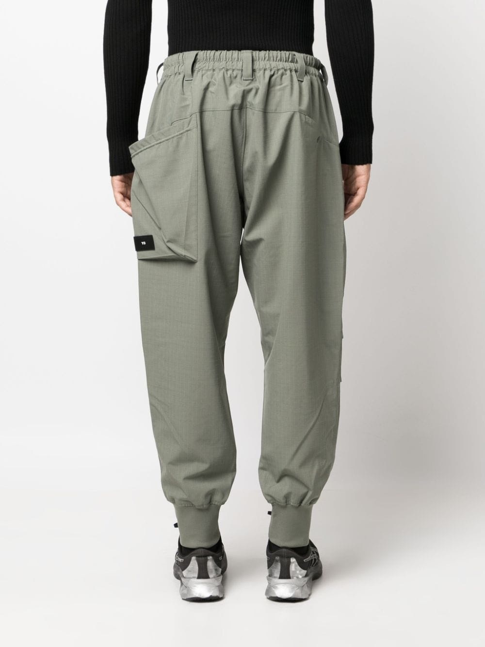 ripstop tapered-leg trousers - 4