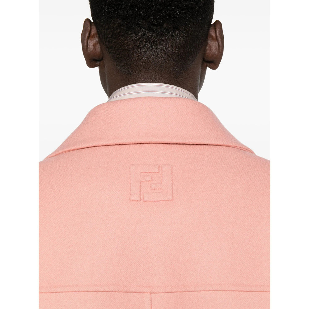 Fendi Pink Coats - Double Breasted Coats Men - 2
