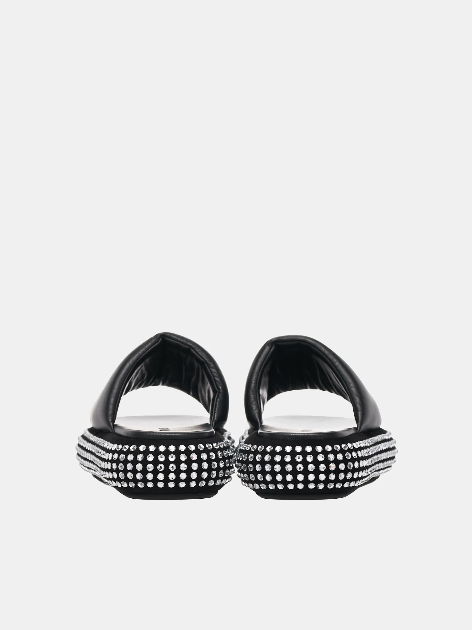 Crystal Bumper Platform Sandals - 4