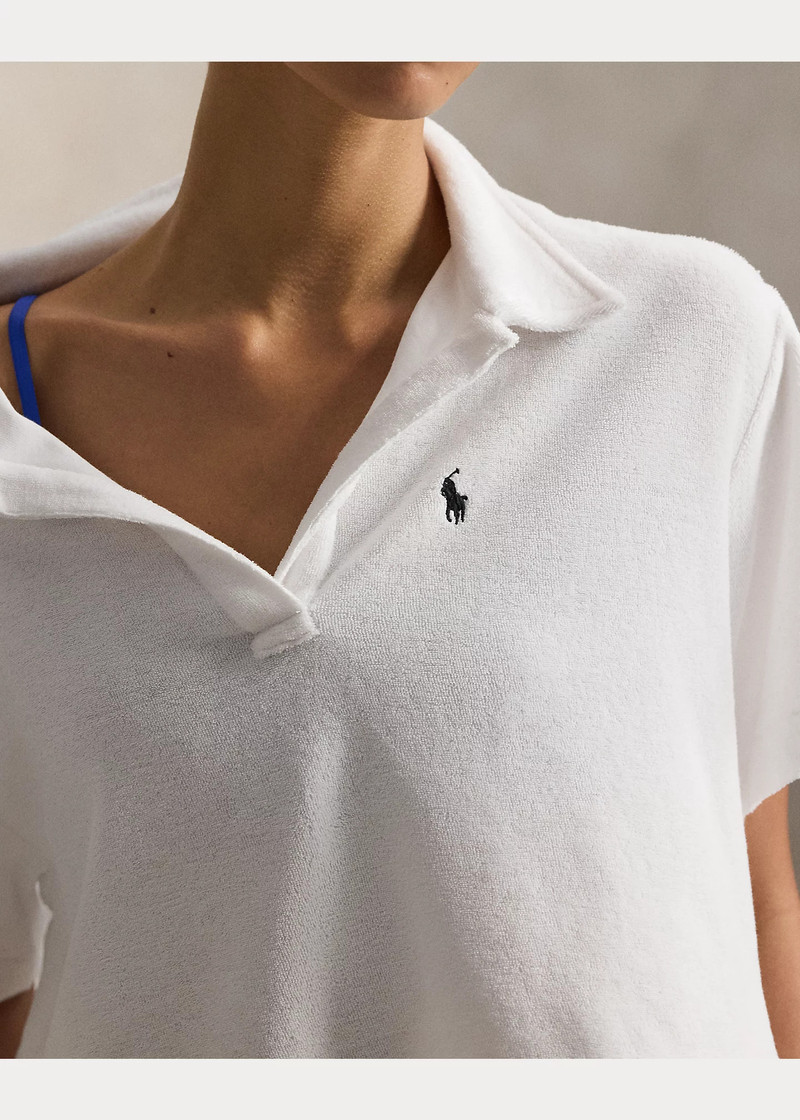 Terry Polo Shirt & Short Cover-Up Set 5