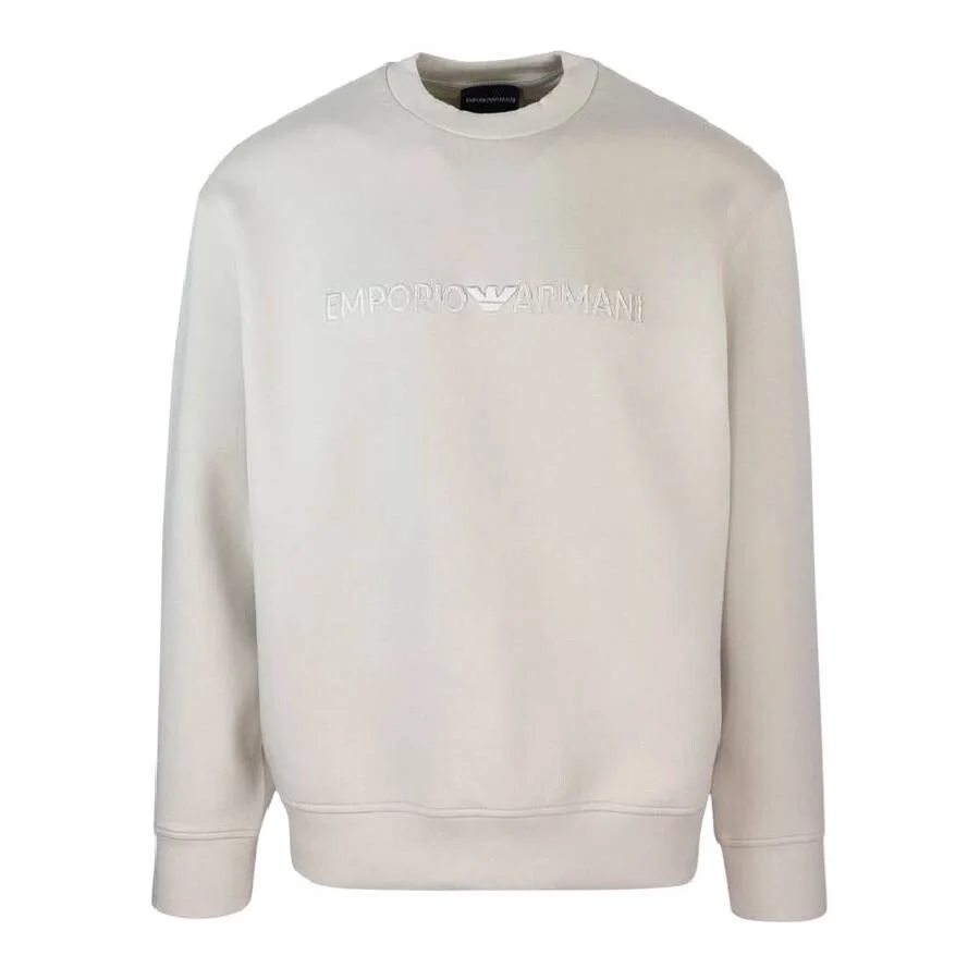Emporio Armani Men's Felpa Logo-Print Sweatshirt - 1