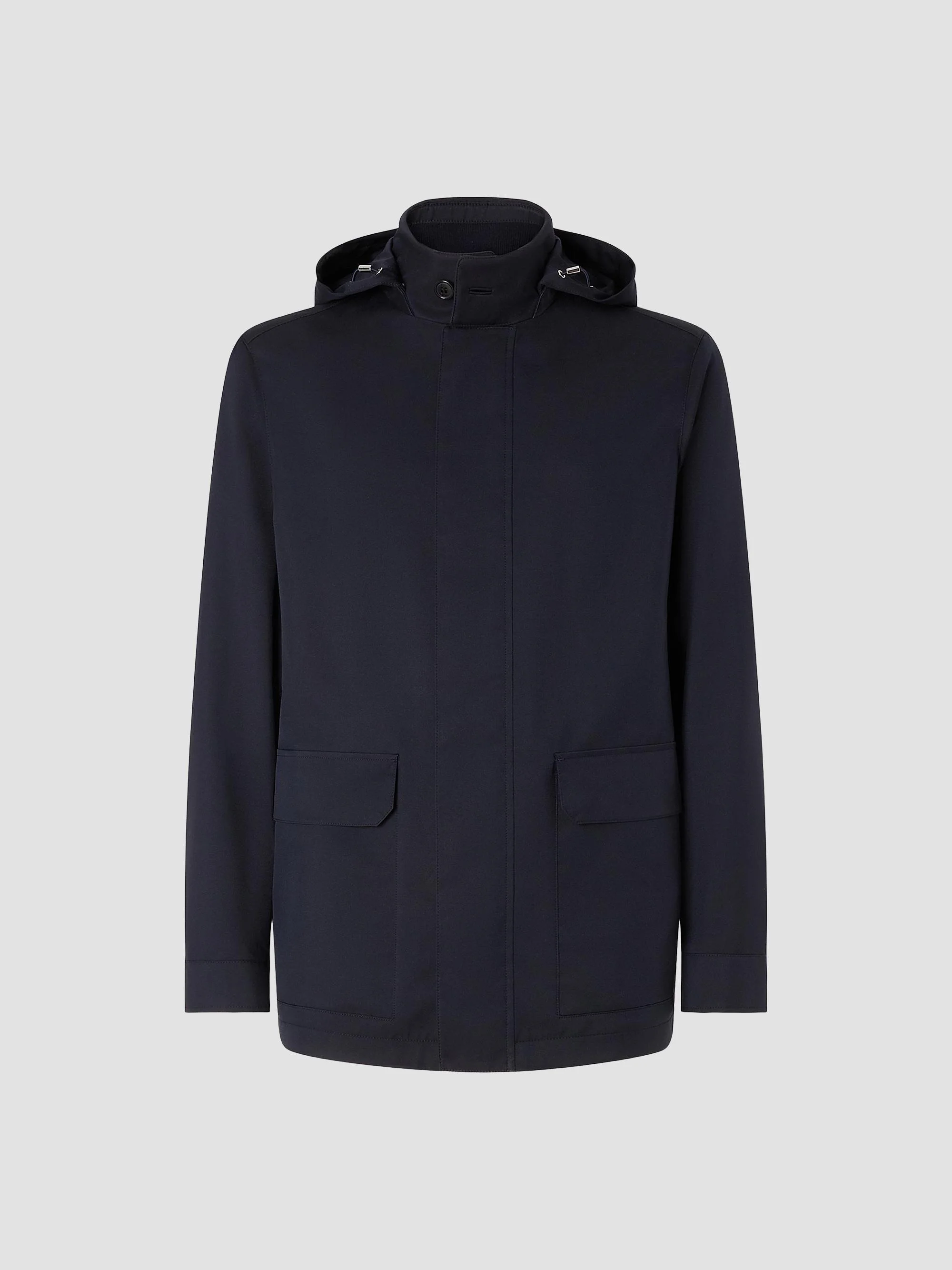 Men's Microfiber Motorin 300CC Car Coat - Navy Blue - 1