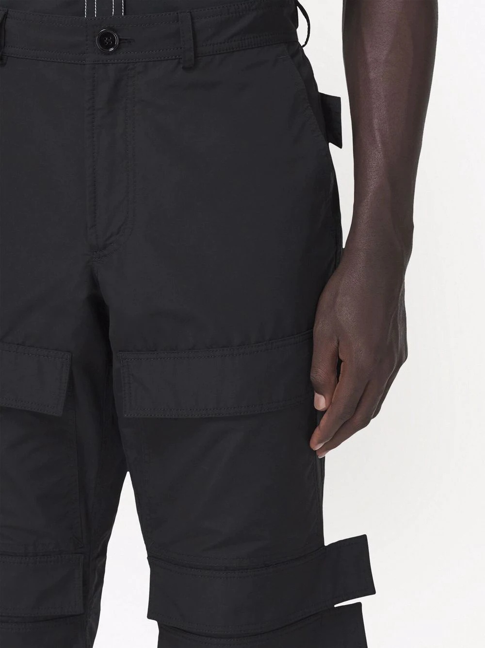 panel-detail cargo trousers - 5