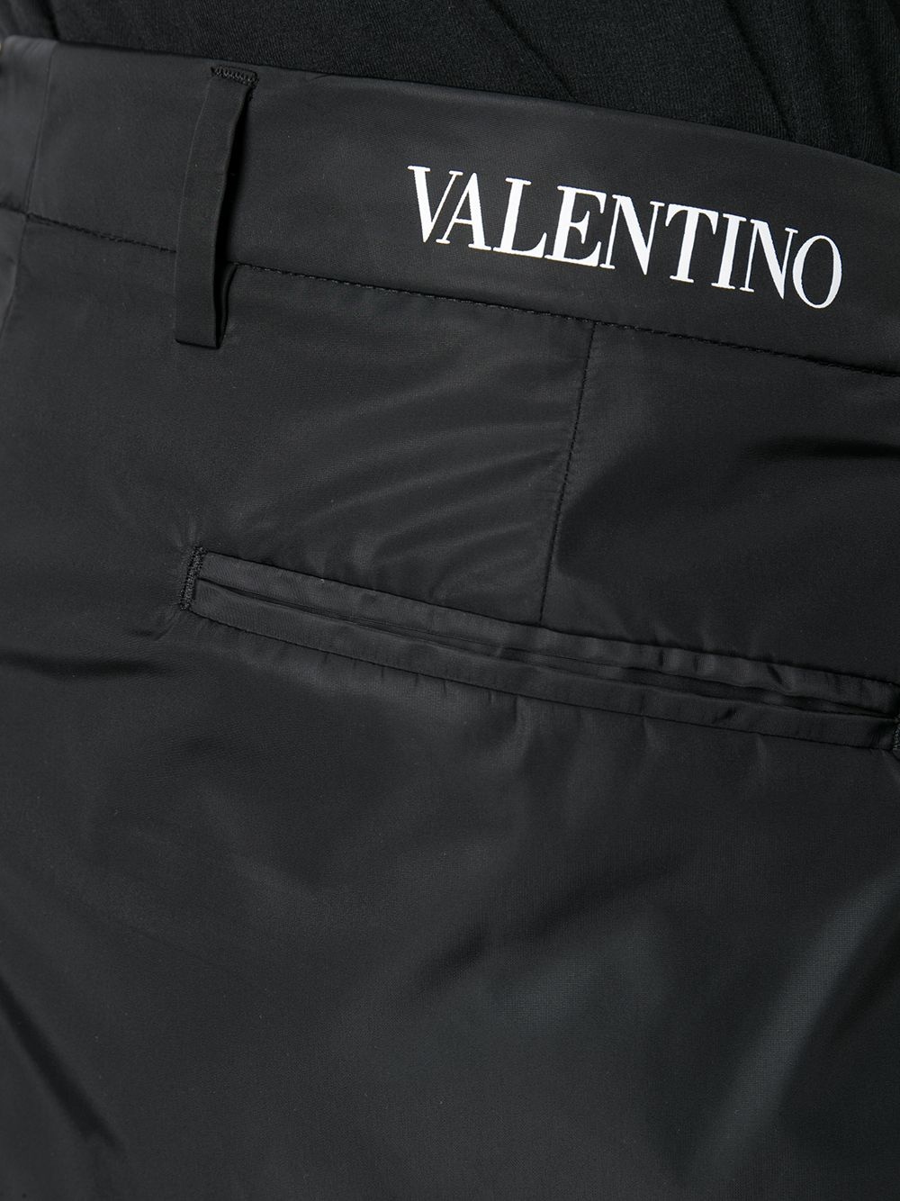 straight-leg nylon trousers - 5
