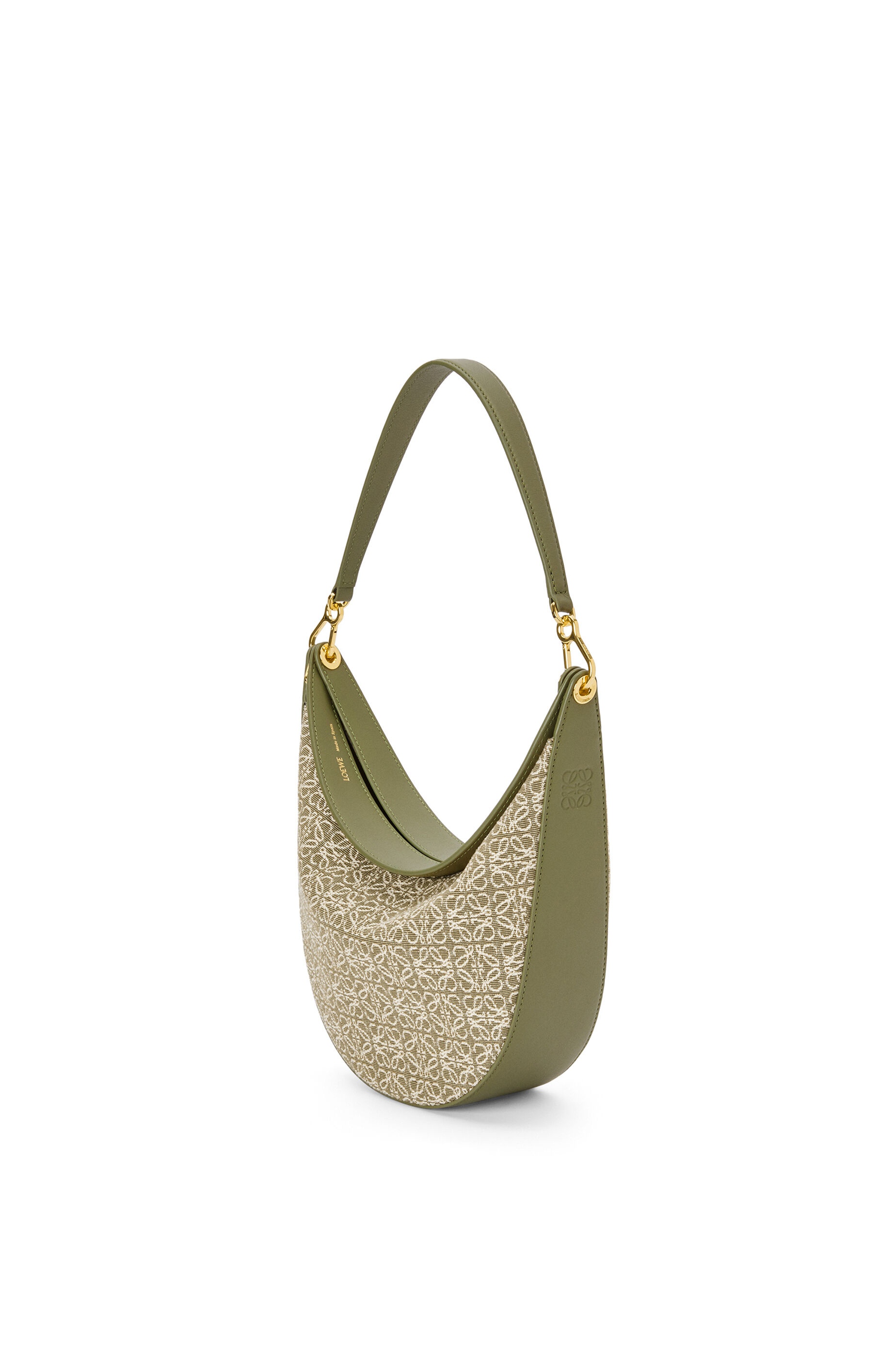LOEWE Luna bag in Anagram jacquard and classic calfskin - 3