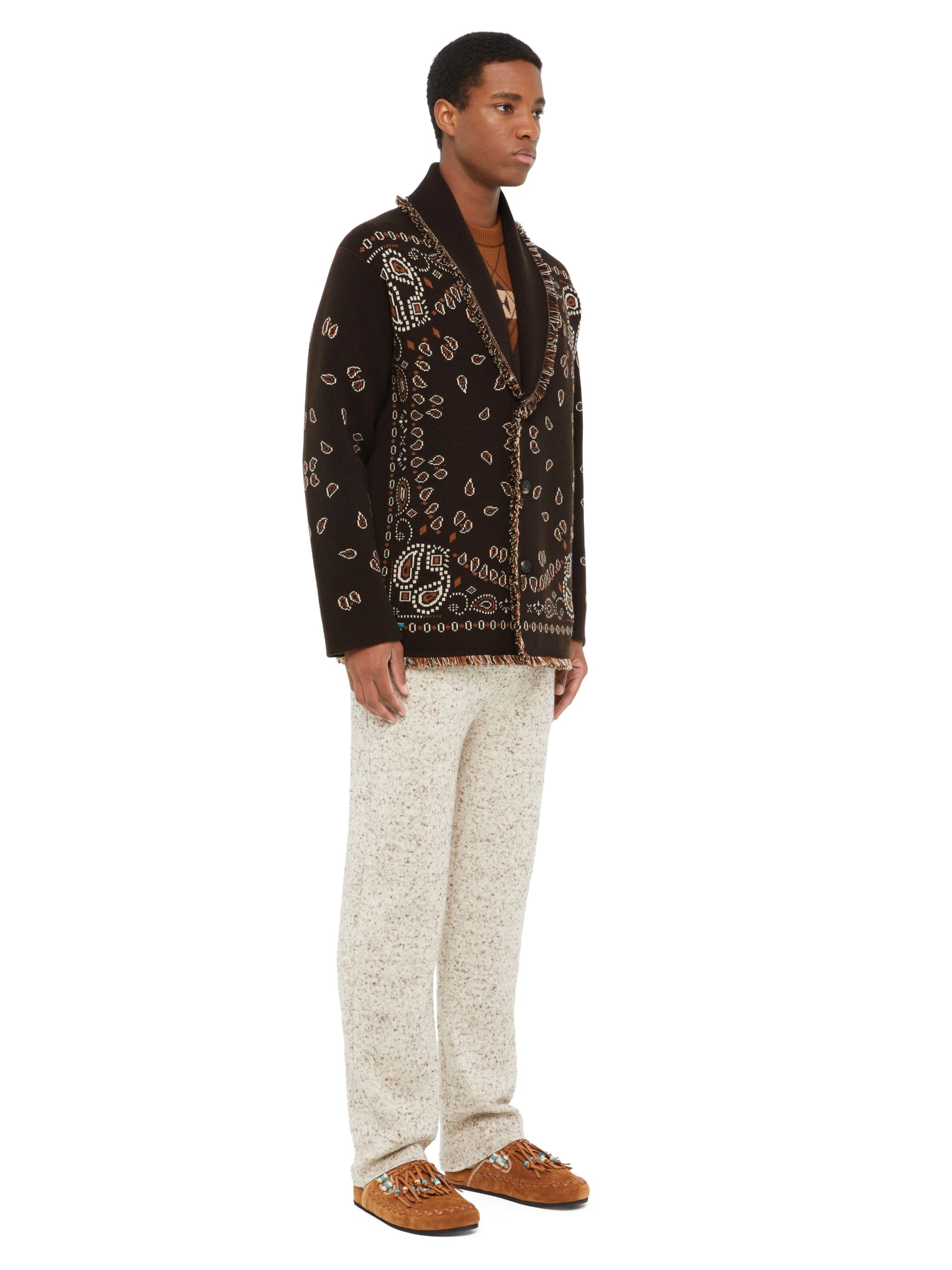 Bandana Jacquard Cardigan - 5
