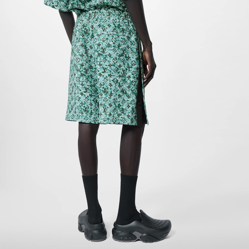 Monogram Crepe Shorts 5