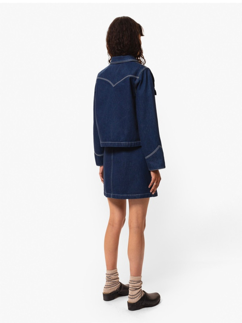 Anja Western Denim Jacket Blue 3