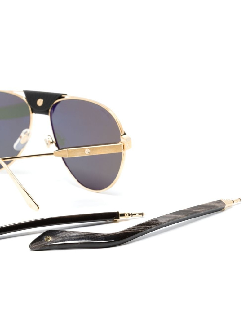 Santos de Cartier pilot sunglasses 3