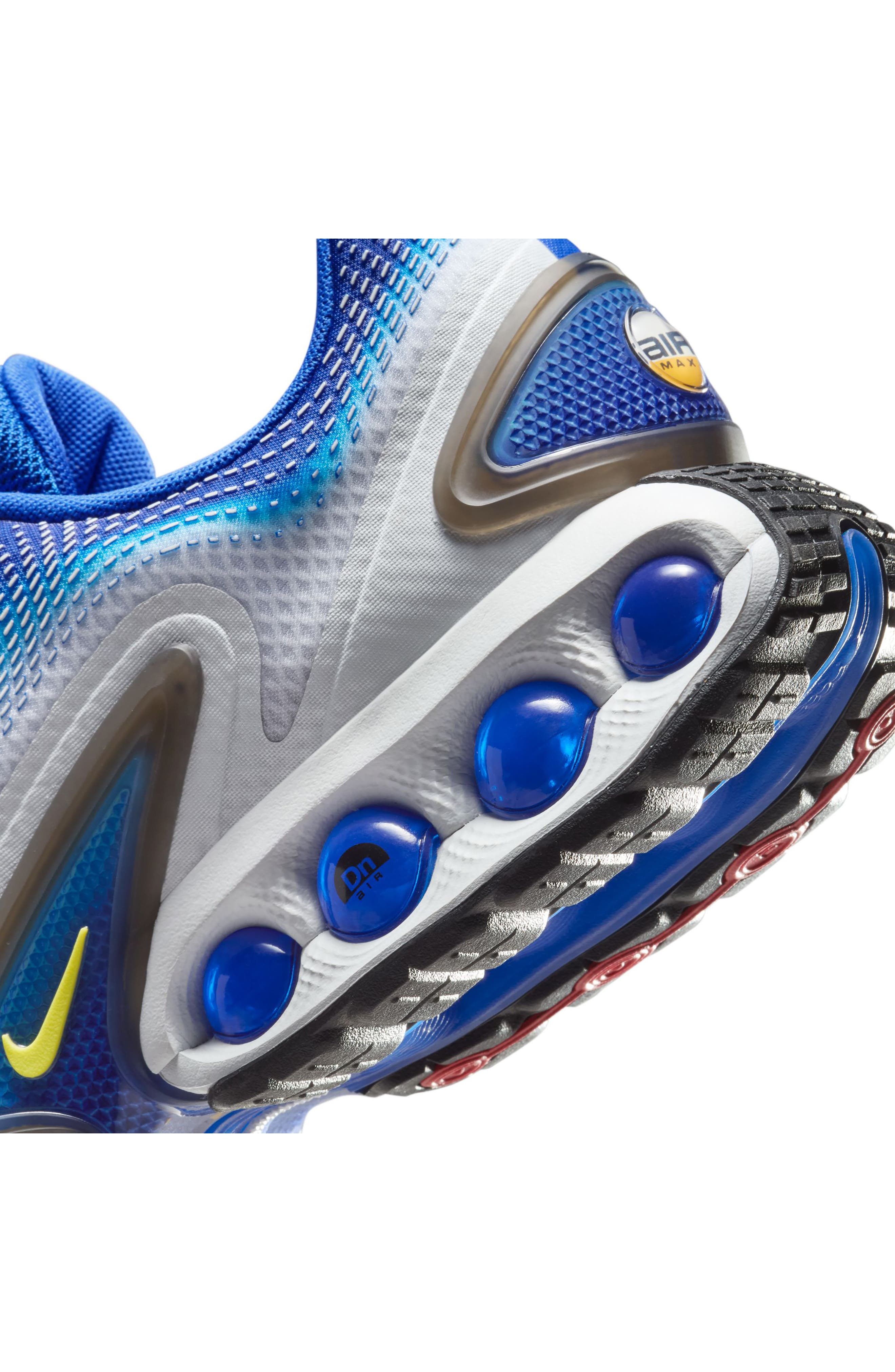 Jordan Air Max Dn SE Sneaker in Racer Blue/Yellow/Blue Fury at Nordstrom - 8