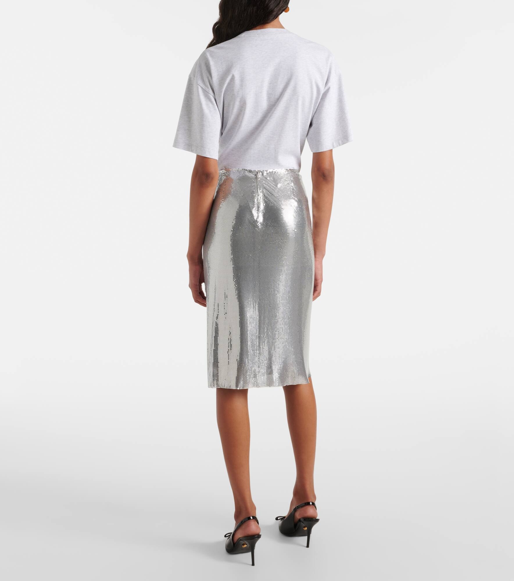 Chainmail pencil skirt - 3