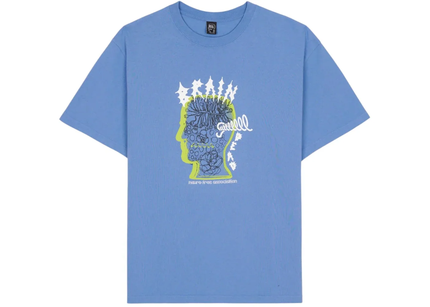 Brain Dead Ringing Ear T-Shirt Blue - 1