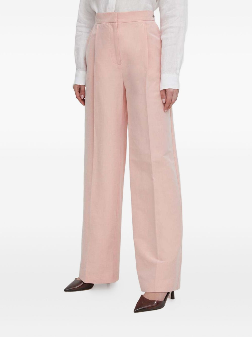 pleated trousers - 1