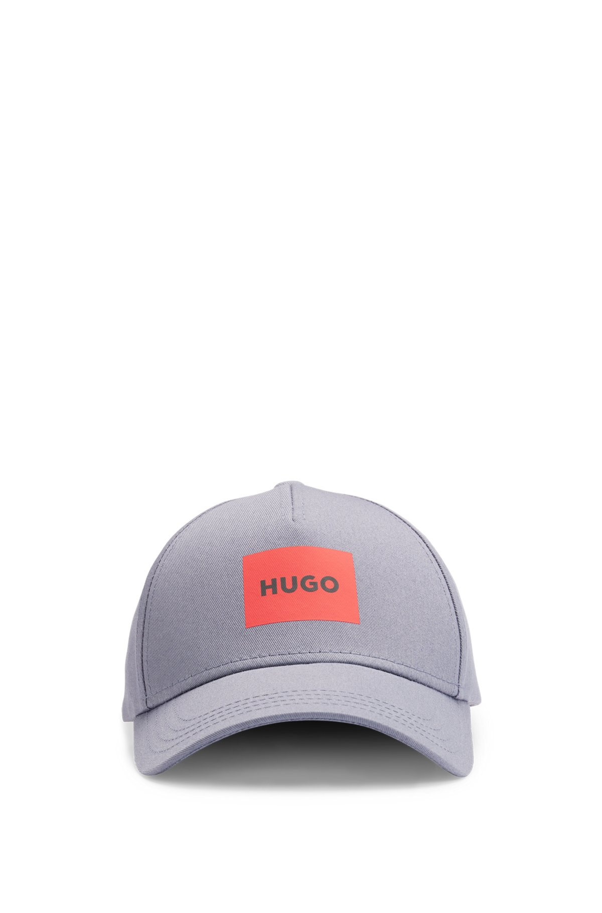 COTTON-TWILL WOVEN CAP WITH LOGO PRINT - 2