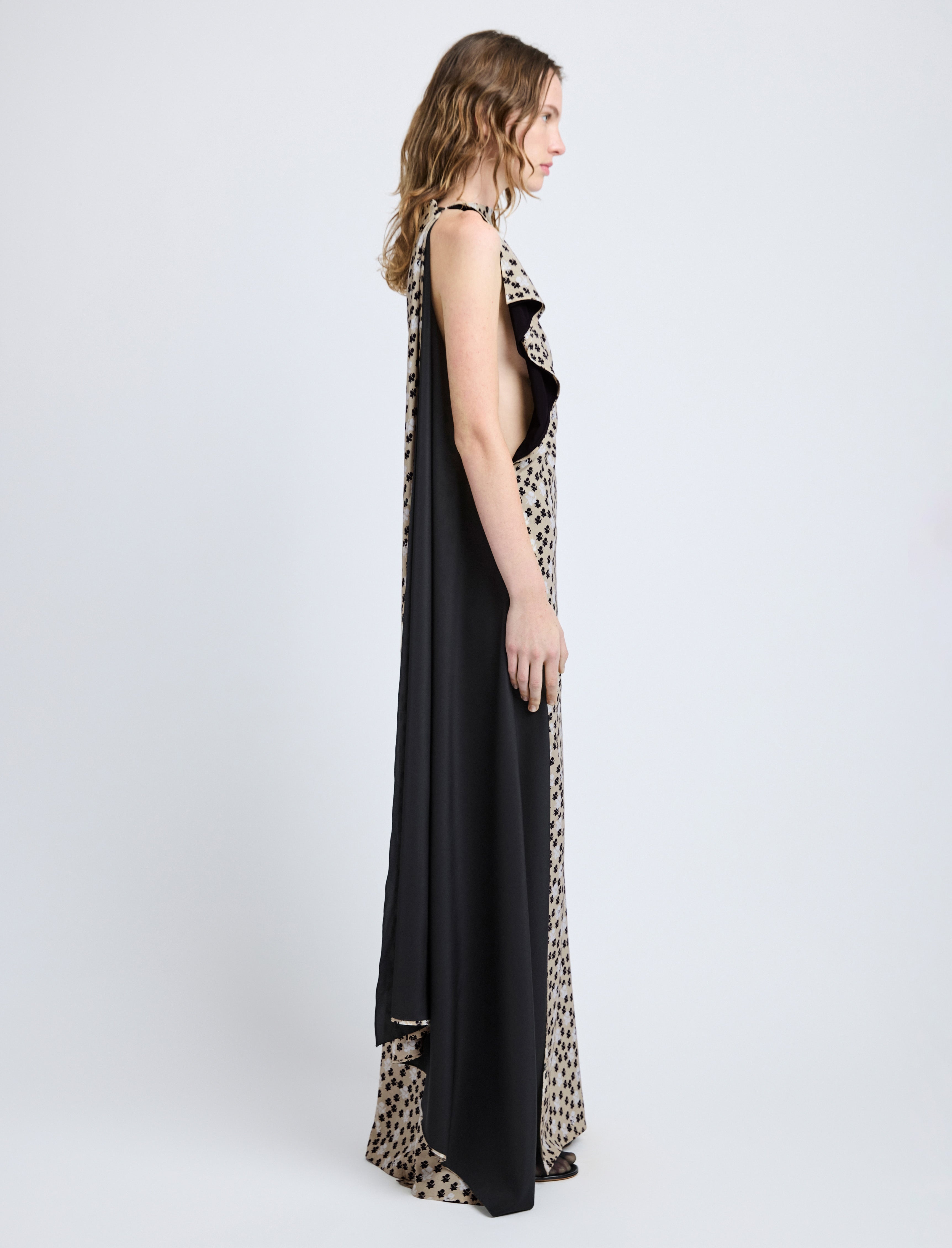 Devyn Dress in Printed Silk Viscose - 3