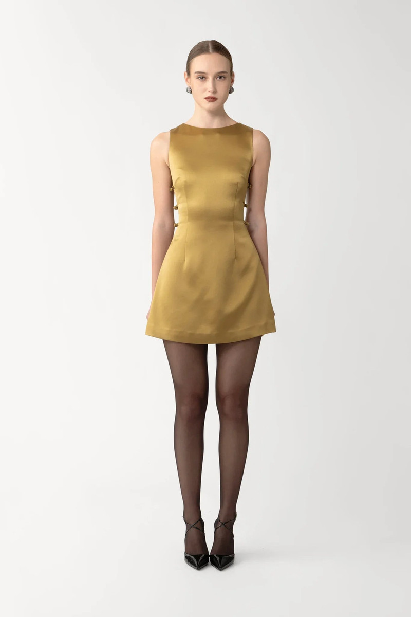 TEDDI SATIN MINI DRESS 1