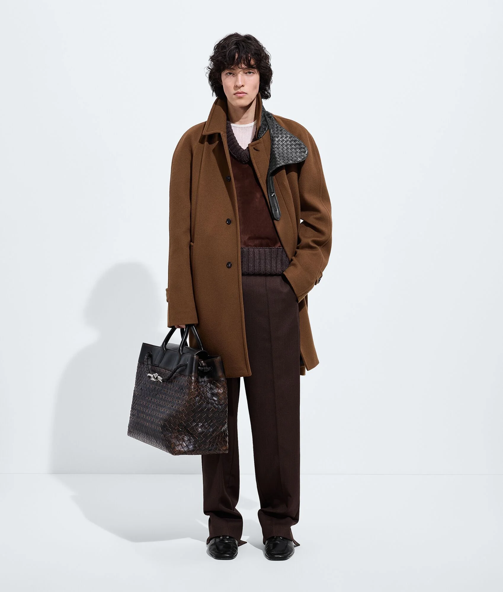 Wool and Cashmere Coat - 1