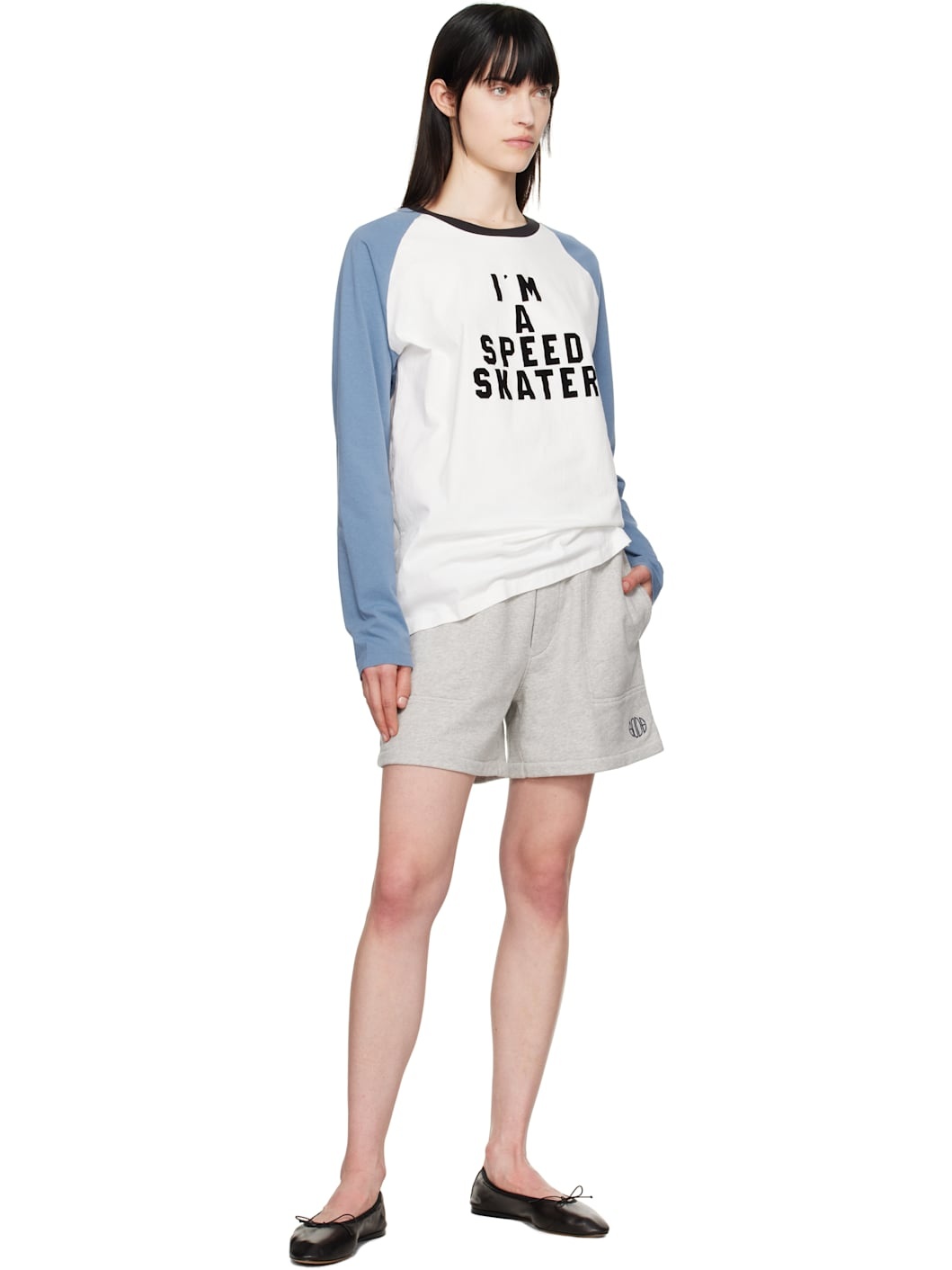 Gray Crew Sweat Shorts - 4