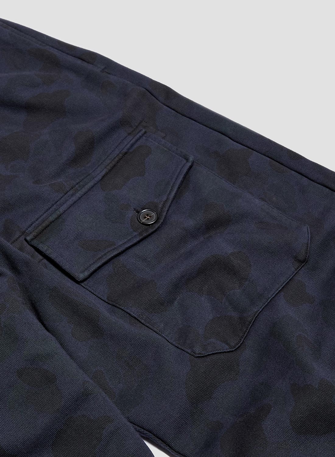 Drawstring Sweat Pant in Overdyed Camo - 8