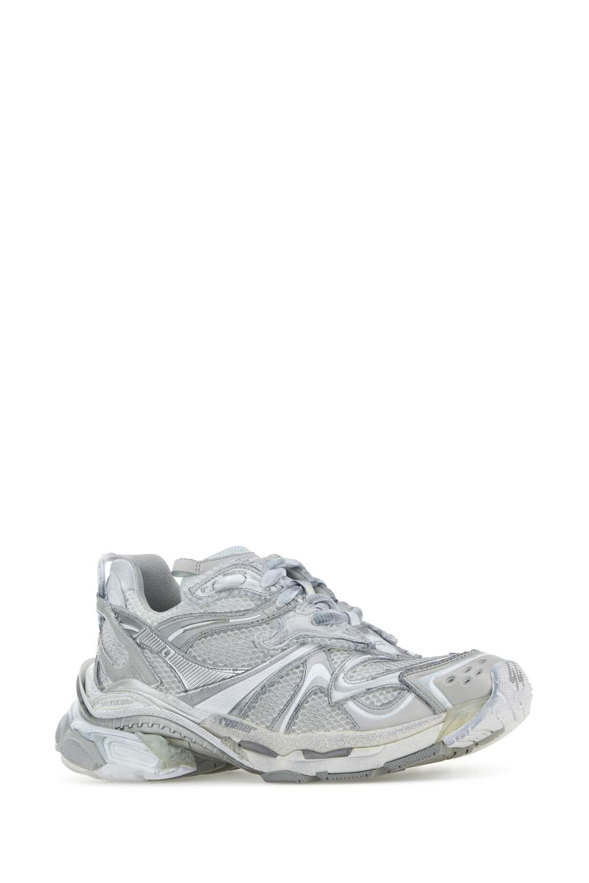 Balenciaga Men Grey Runner 2 Sneakers - 2