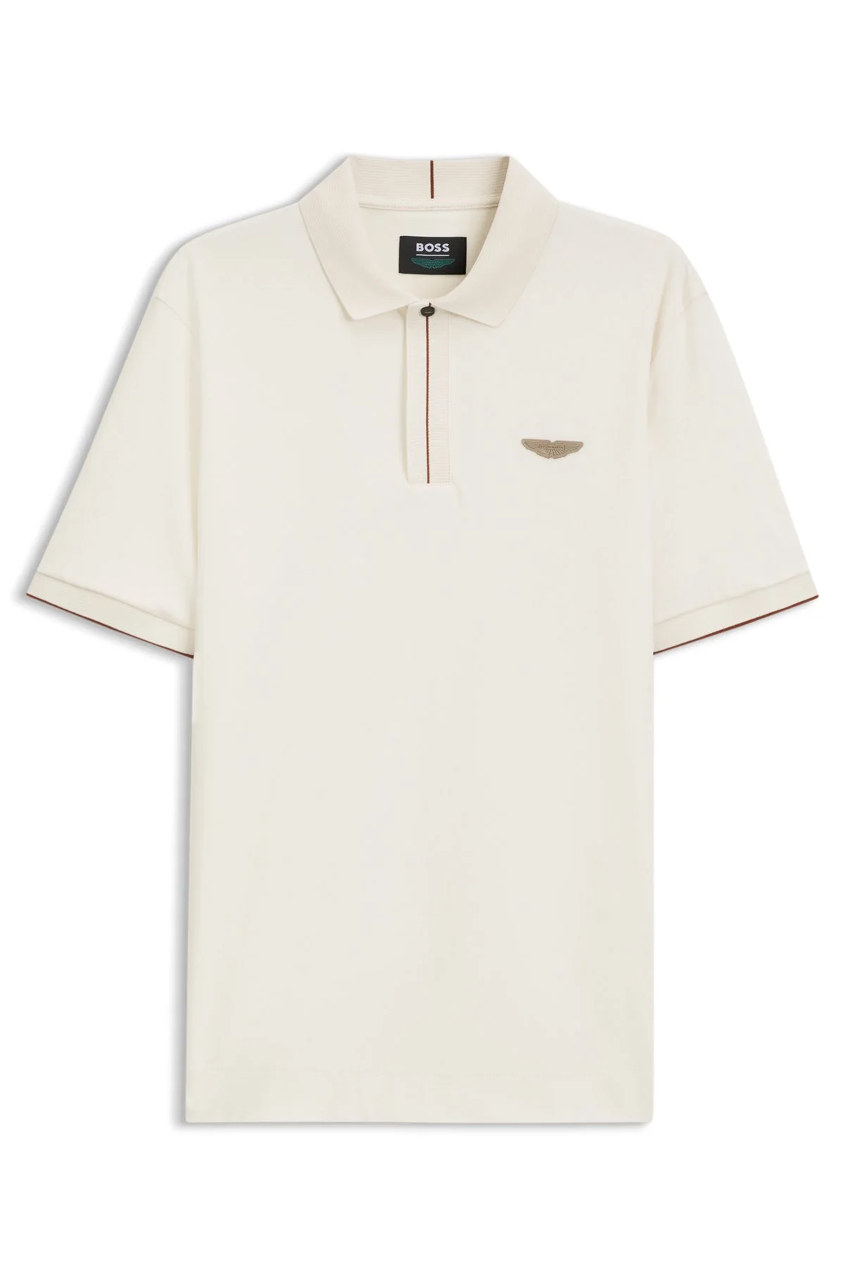 BOSS X ASTON MARTIN POLO SHIRT IN MERCERIZED COTTON - 1