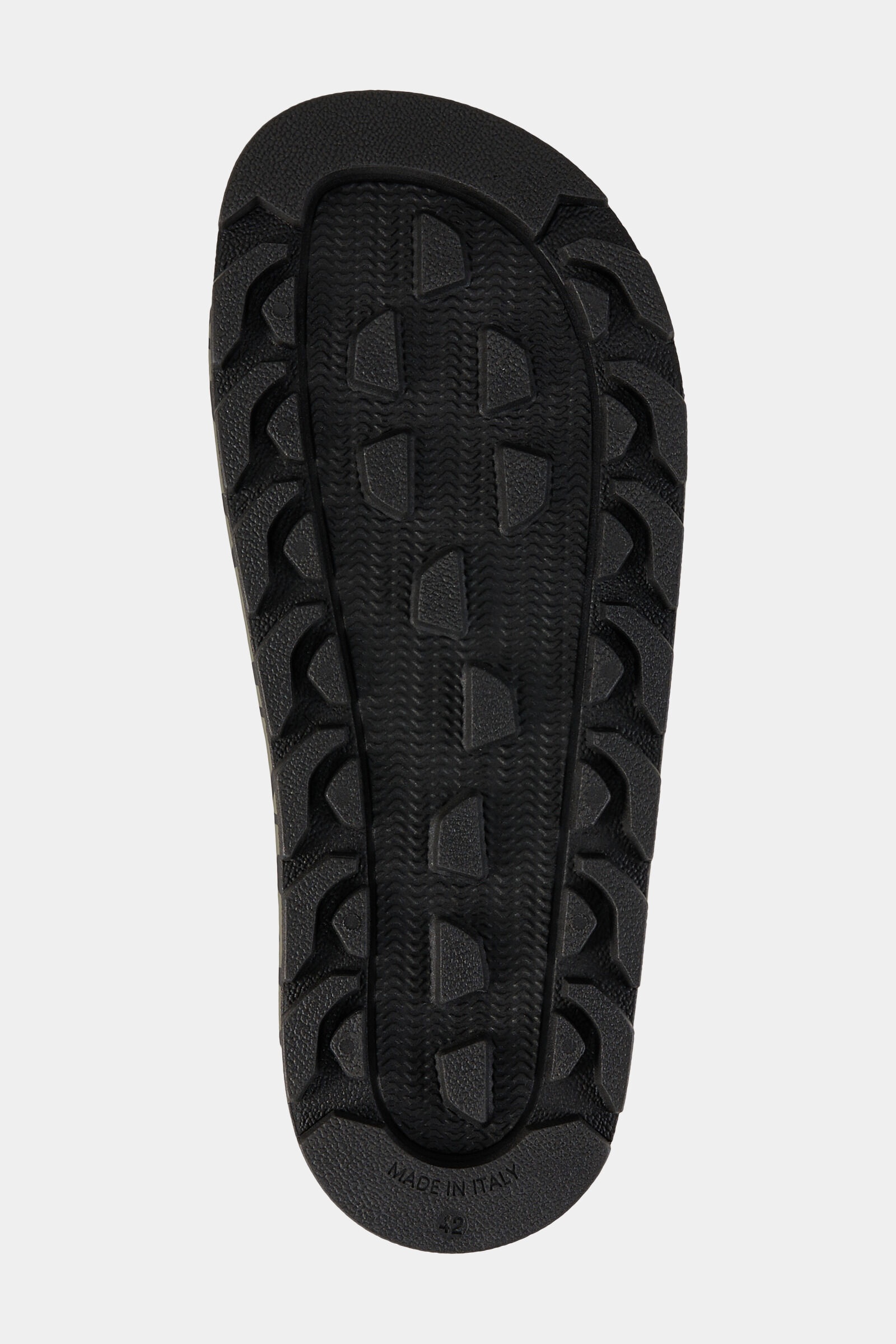 Biarritz Slides in Black/Olive green - 6