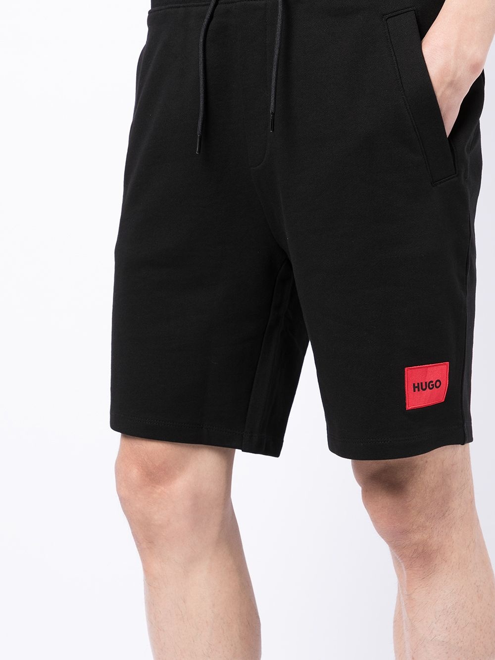 logo-print shorts - 5