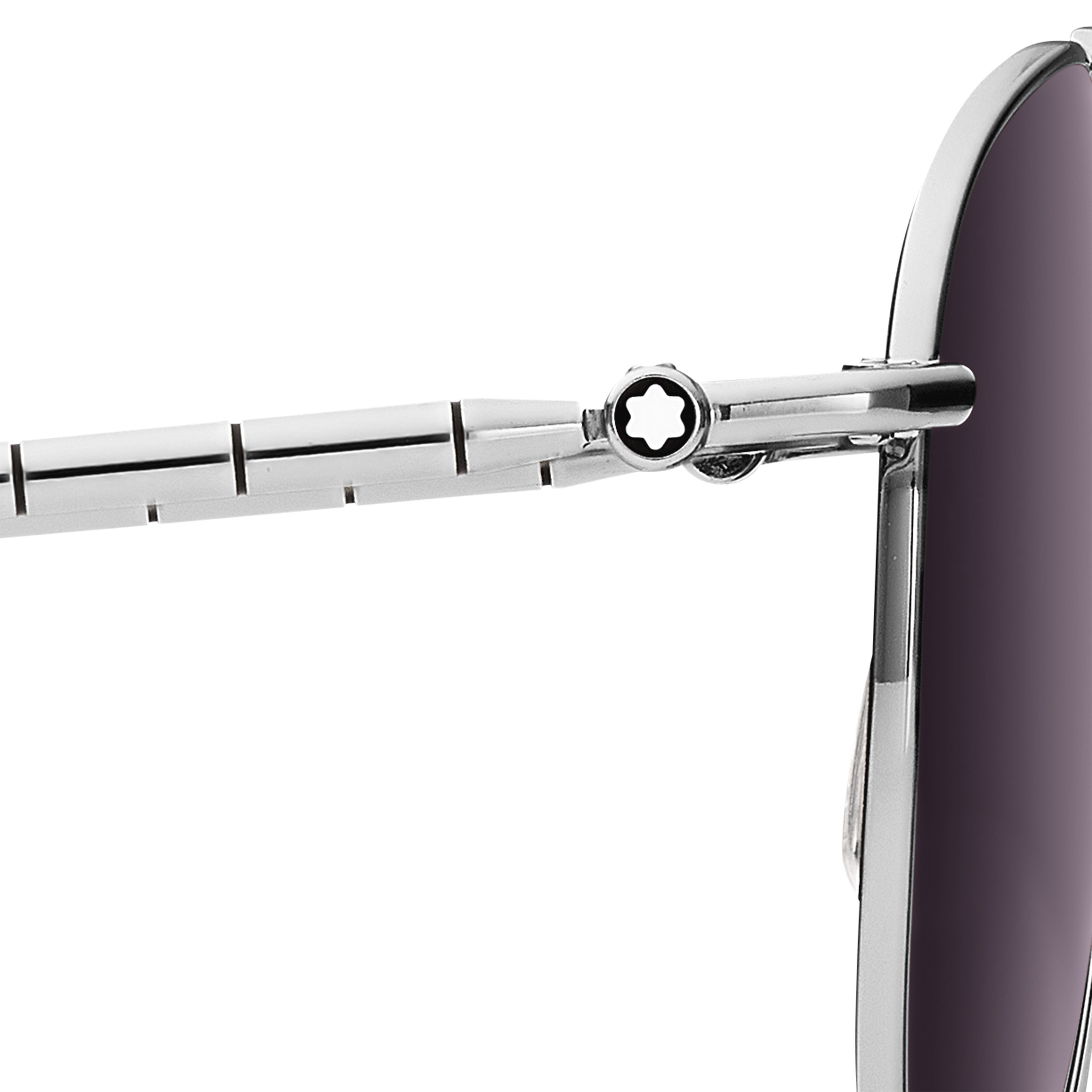 Squared Sunglasses with Silver-Colored Metal Frame - 8