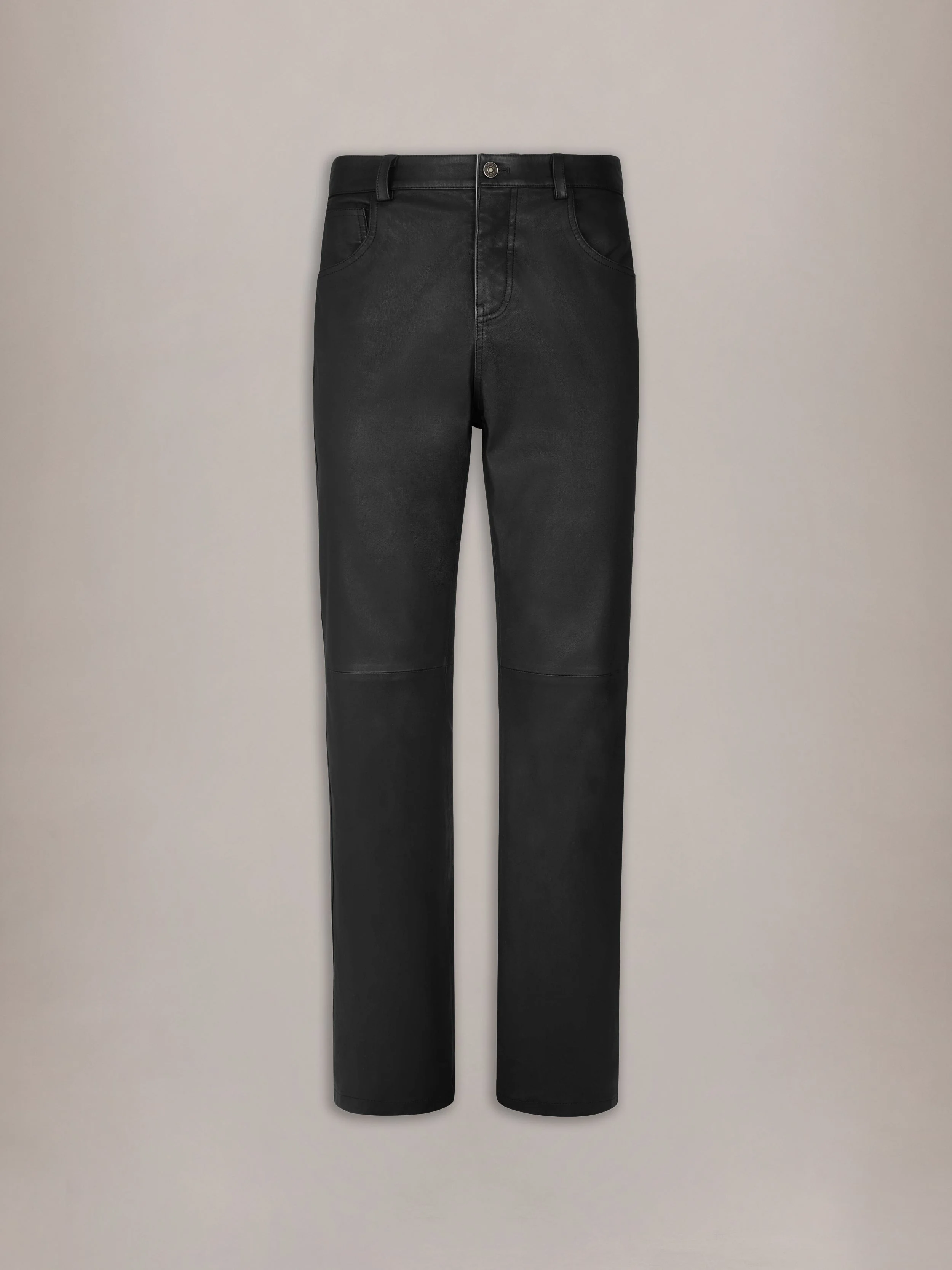 VINTAGE CUT LEATHER PANT - 1