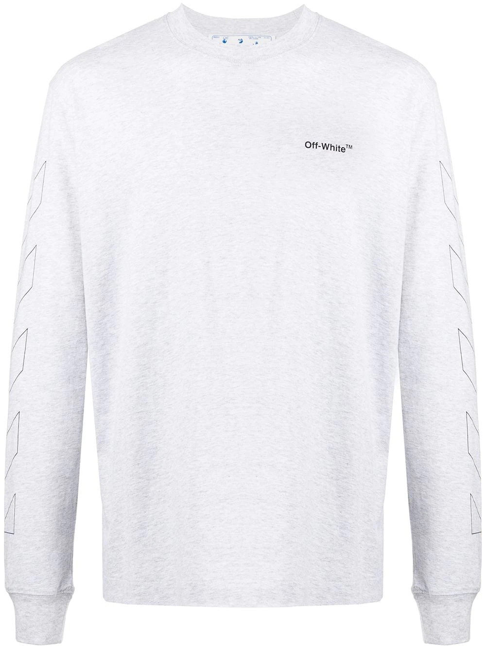 logo-print long-sleeve T-shirt - 1