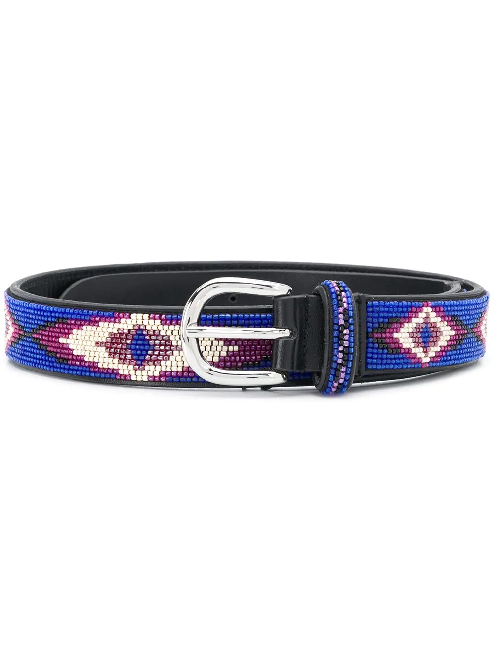 Elsa beaded buckle belt - 1