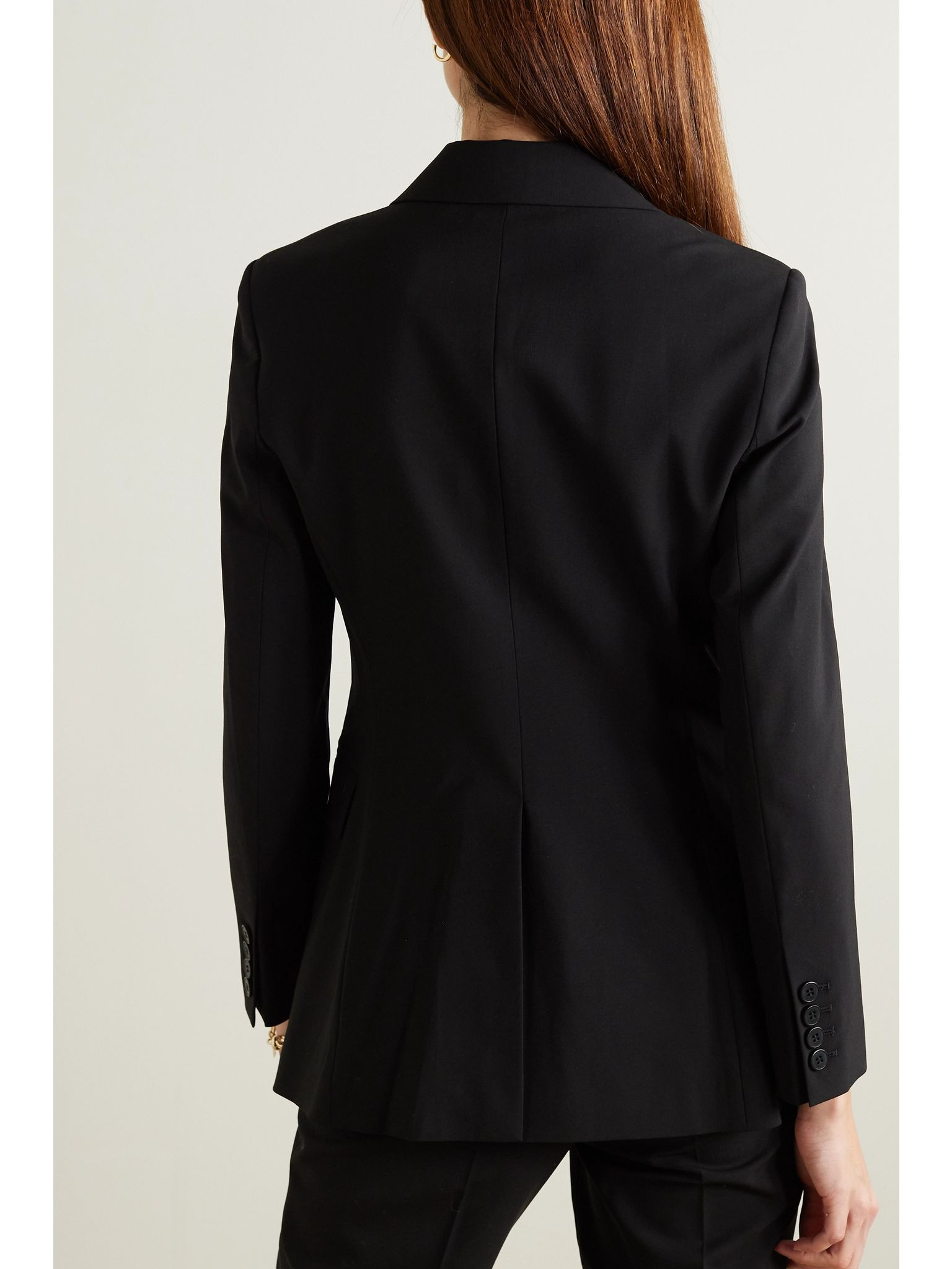 Etiennette grain de poudre wool-blend blazer Black - 3