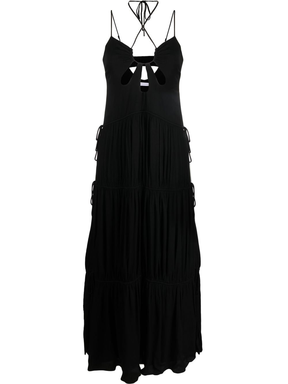 Lina tiered pleated maxi dress - 1