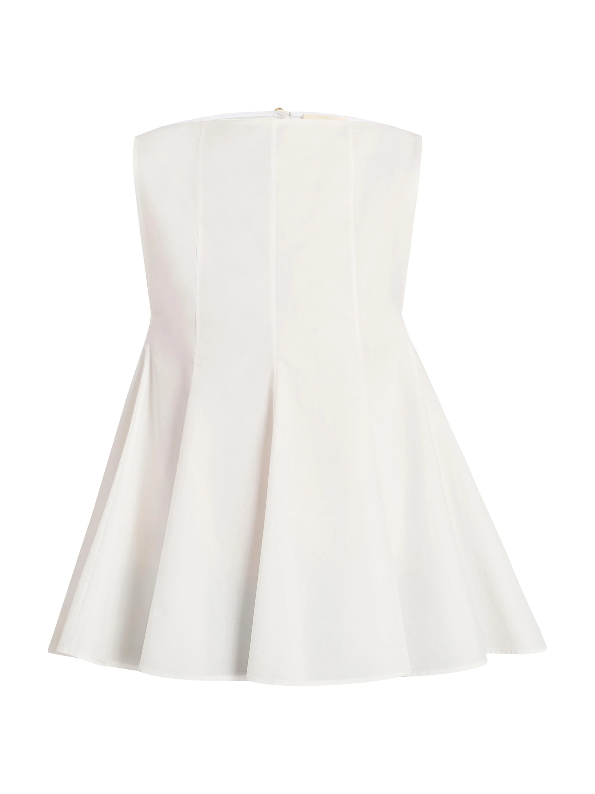 Women's Marita Cotton Peplum Top - Chalk - 1