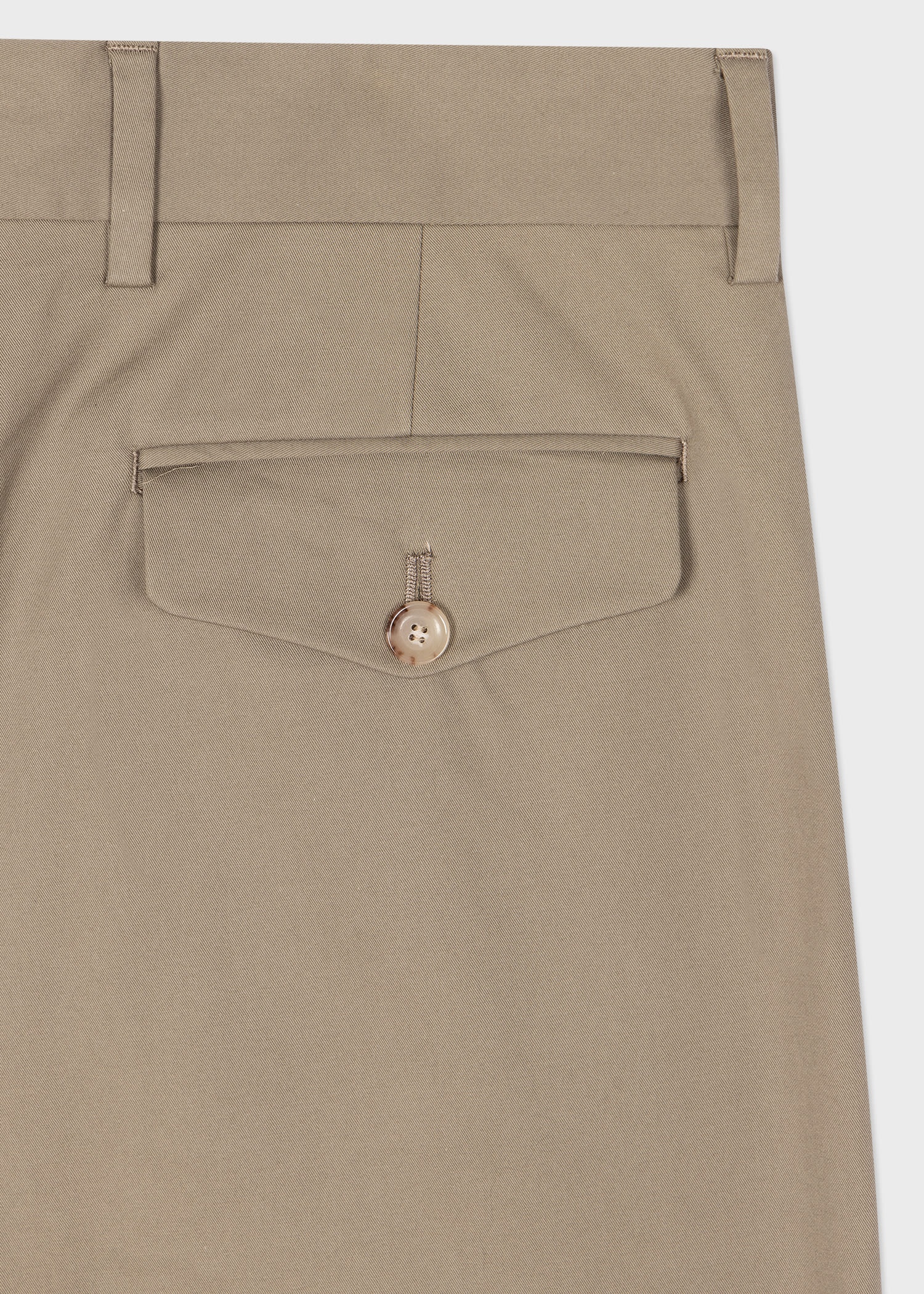 Washed Khaki Fine Cotton-Twill Chinos - 2