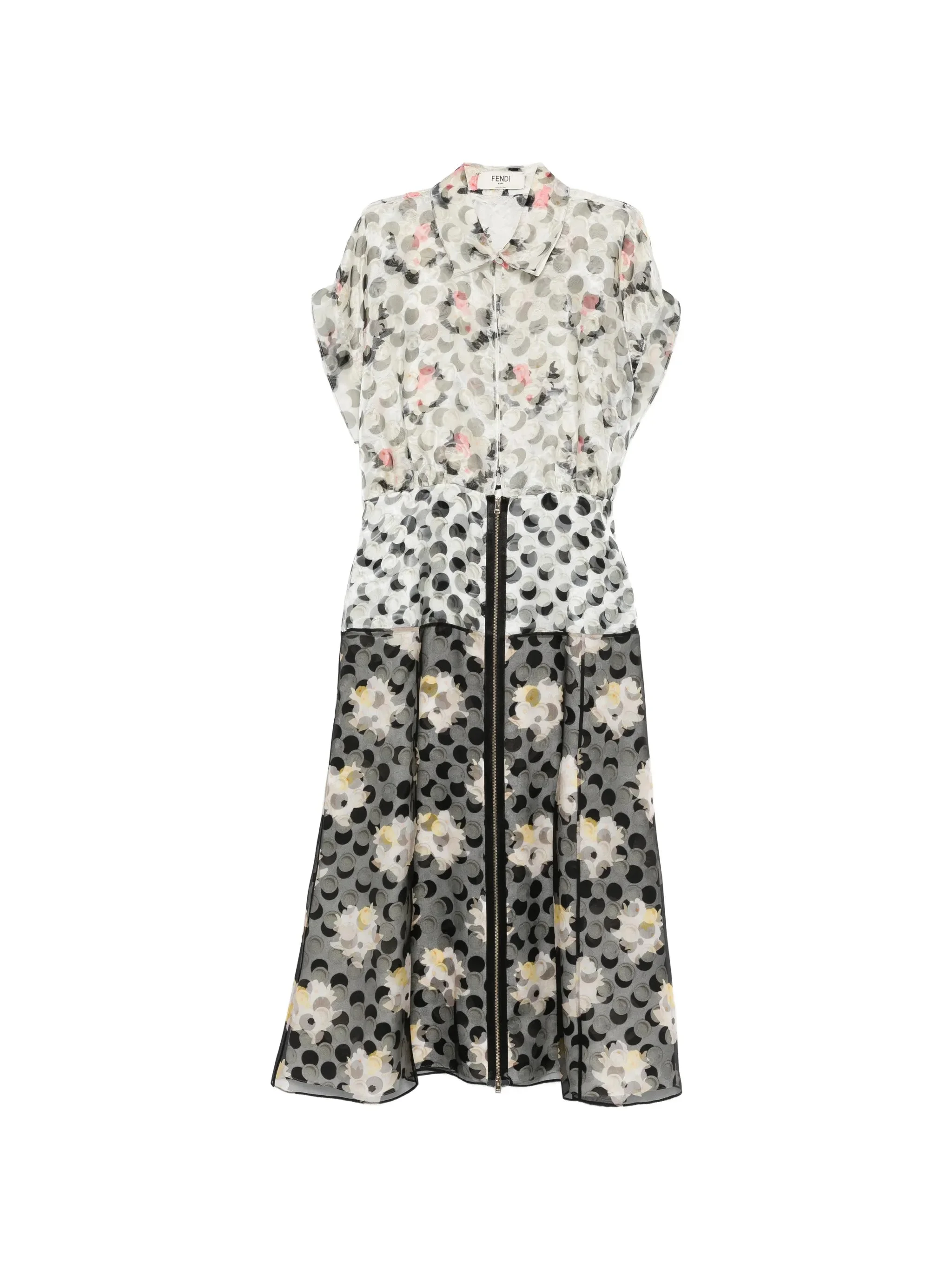 Fendi Floral-print Midi Dress - 1