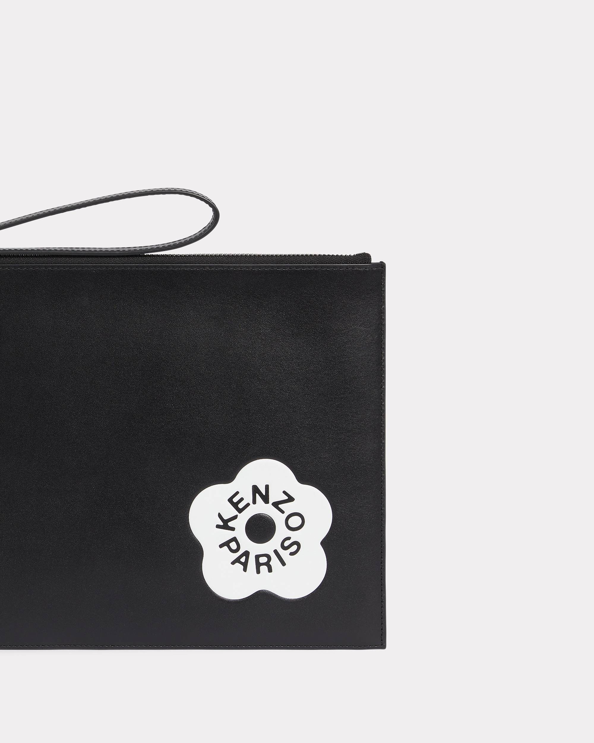 'KENZO Stamp' large leather clutch - 2