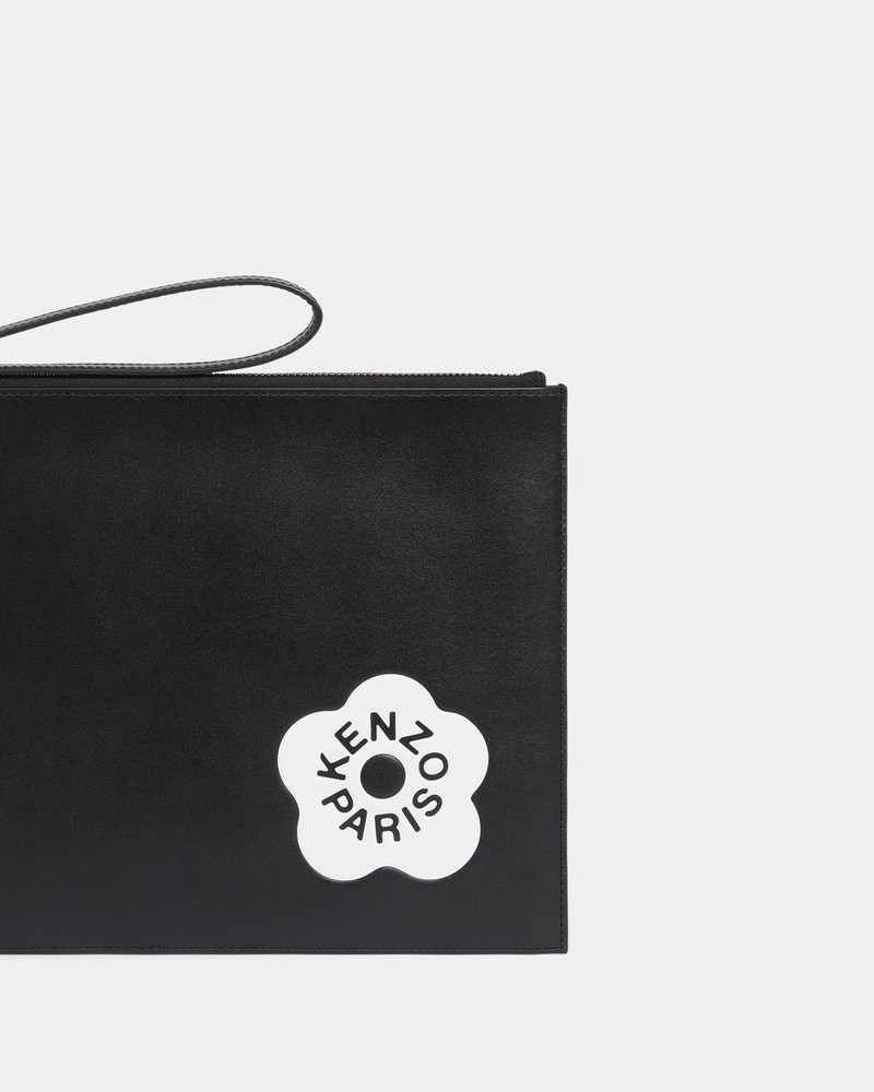 KENZO 'KENZO Stamp' large leather clutch outlook